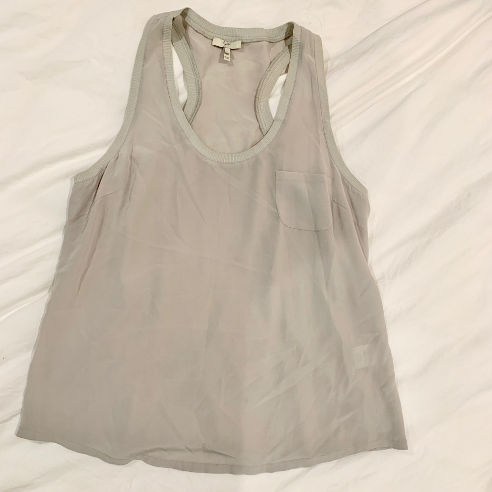 Joie Racerback Silk Tank L